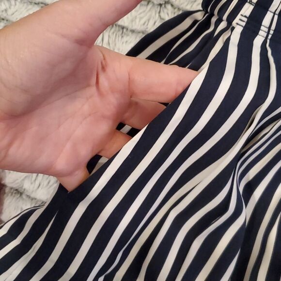 J.Crew Mercantile navy and white striped skirt - Picture 7 of 13